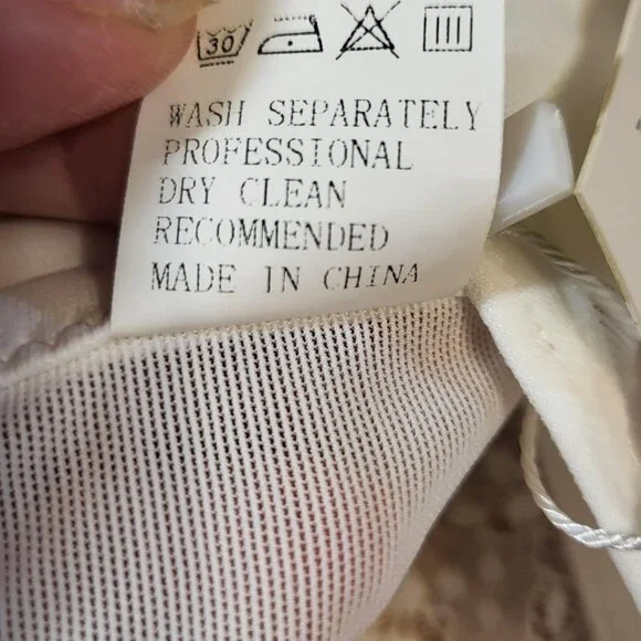 Dealmore Corset Top w/Spaghetti Straps Size Large White NEW - Picture 7 of 7